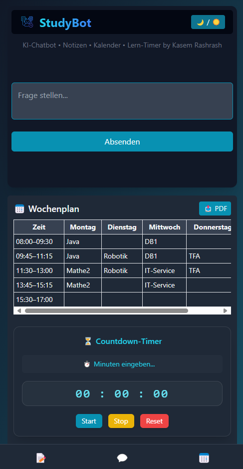 StudyBot Vorschau 2